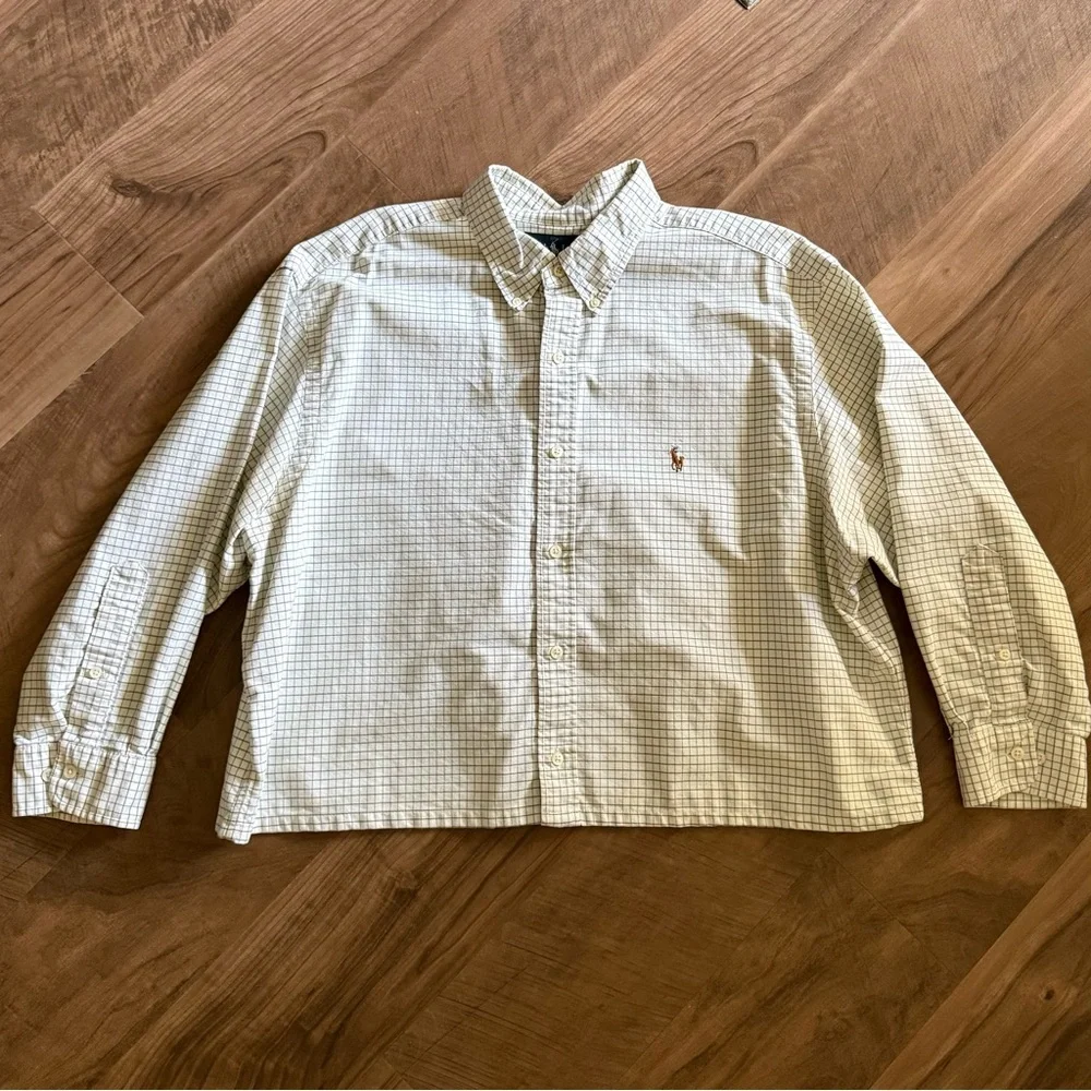 Cropped Ralph Lauren Button-Up - Picture 2 of 10